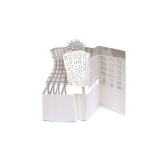 Greeting card | PRAGUE DANCING HOUSE | PORIGAMI