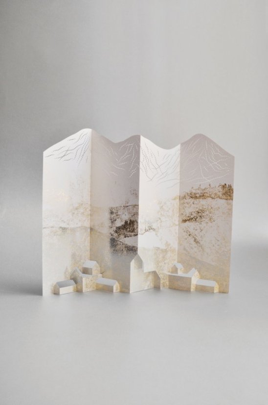 Greeting card MOUNTAINS | PORIGAMI