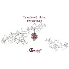Přívěsek Granátové jablko | GRANÁT