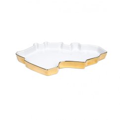Republic Tray GOLD AND WHITE | QUBUS