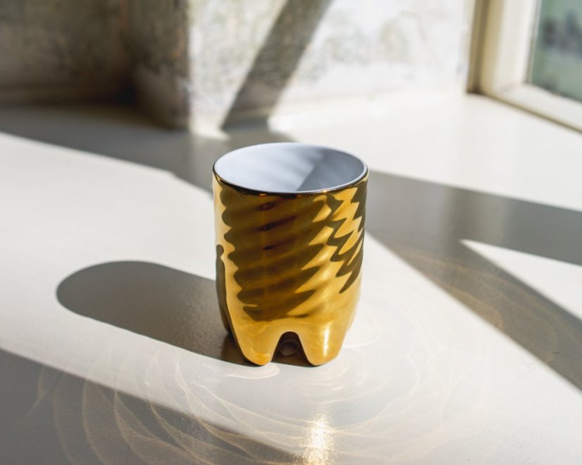 Goodwater cup GOLD | QUBUS