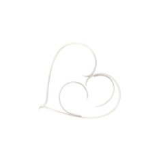 Náušnice SRDCE EARCUFF | MARKÉTA KRATOCHVÍLOVÁ
