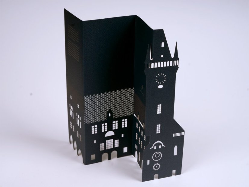 Papírové přání | PRAHA ORLOJ | PORIGAMI