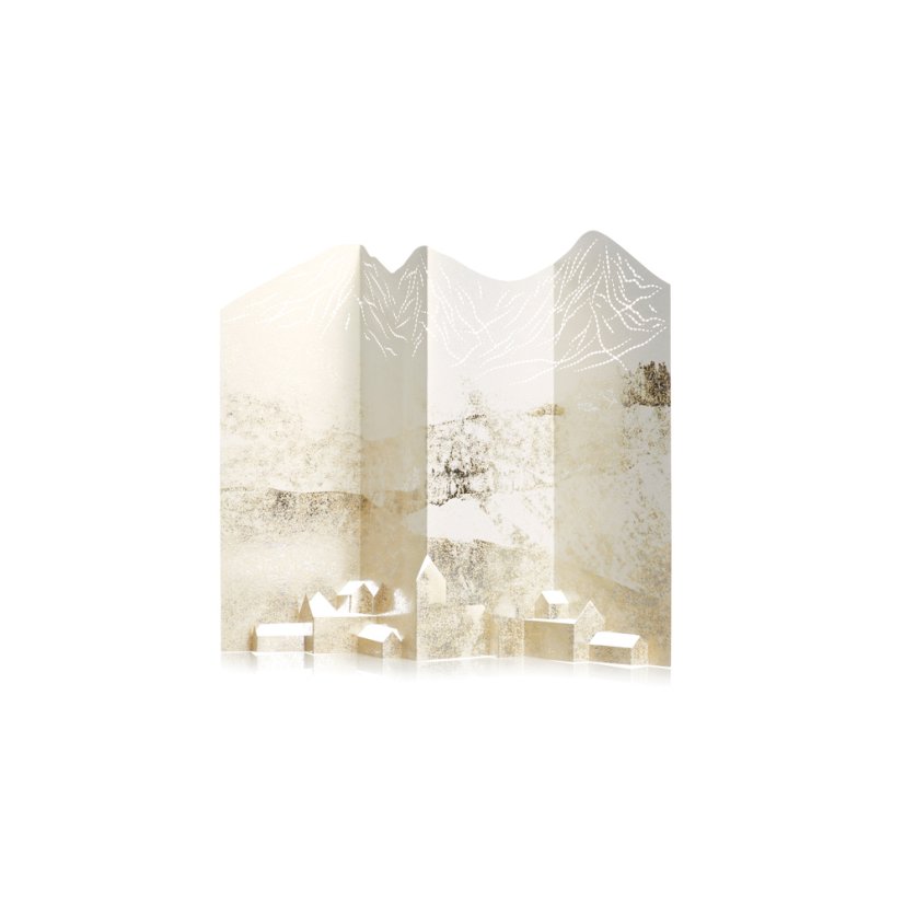 Greeting card MOUNTAINS | PORIGAMI