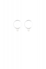Náušnice PEARL HOOPS | KARLA JEWELRY STUDIO