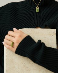 Ring SPLIT JADE | METAFORMI