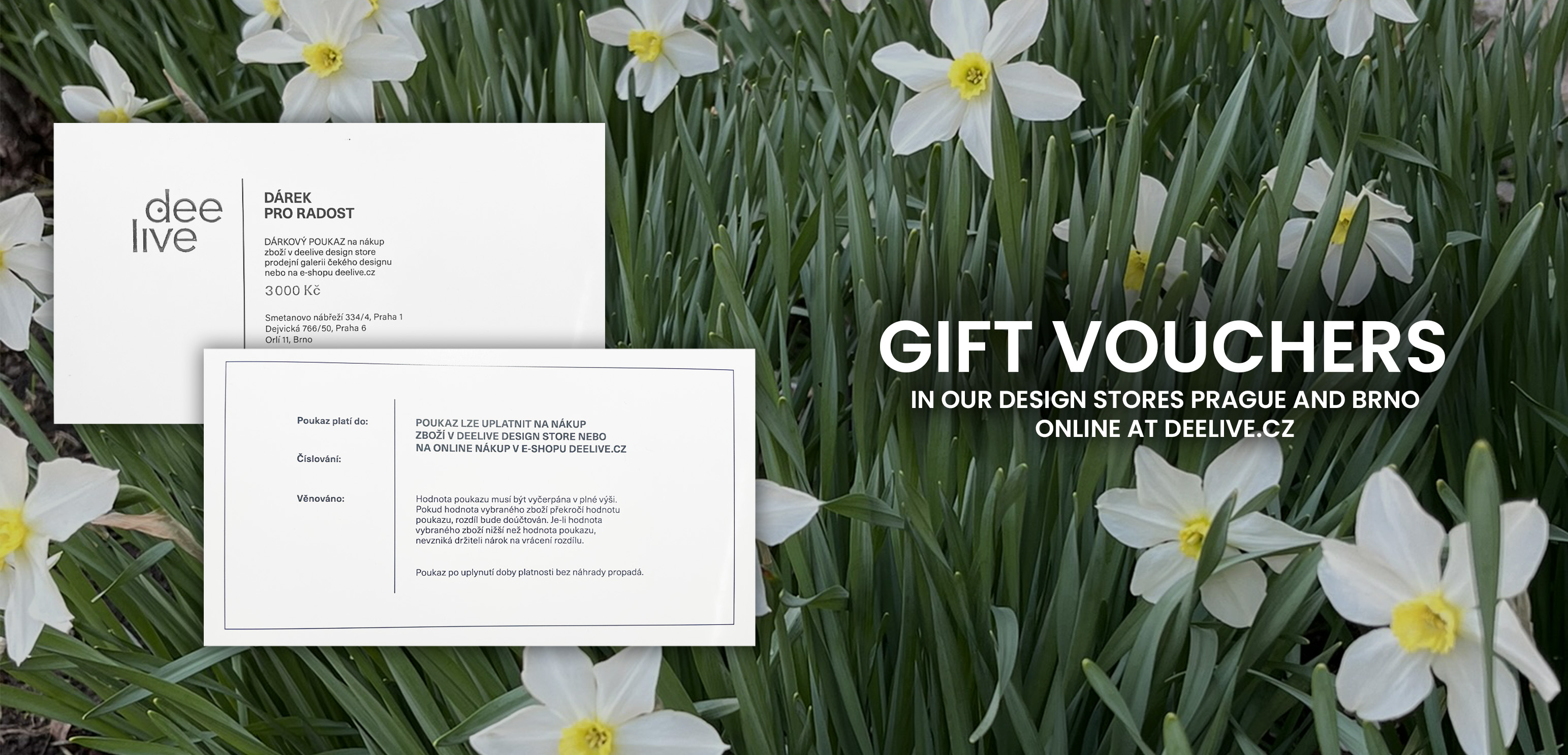 deelive gift vouchers