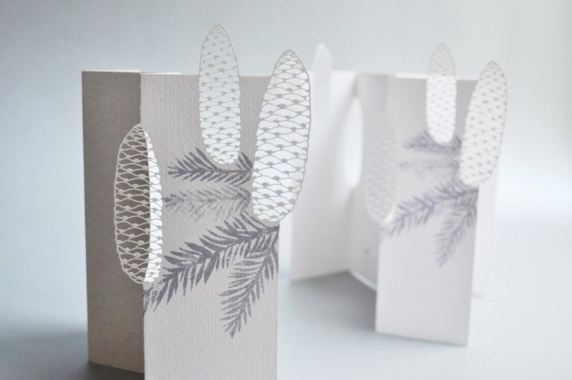 Greeting card CONES | PORIGAMI