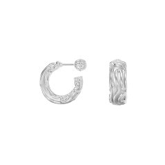 Earrings NACRE BRAIN CORAL HOOPS | ANTONIE LECHER