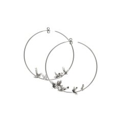 Earrings NAICA circles L | BLUEBERRIES