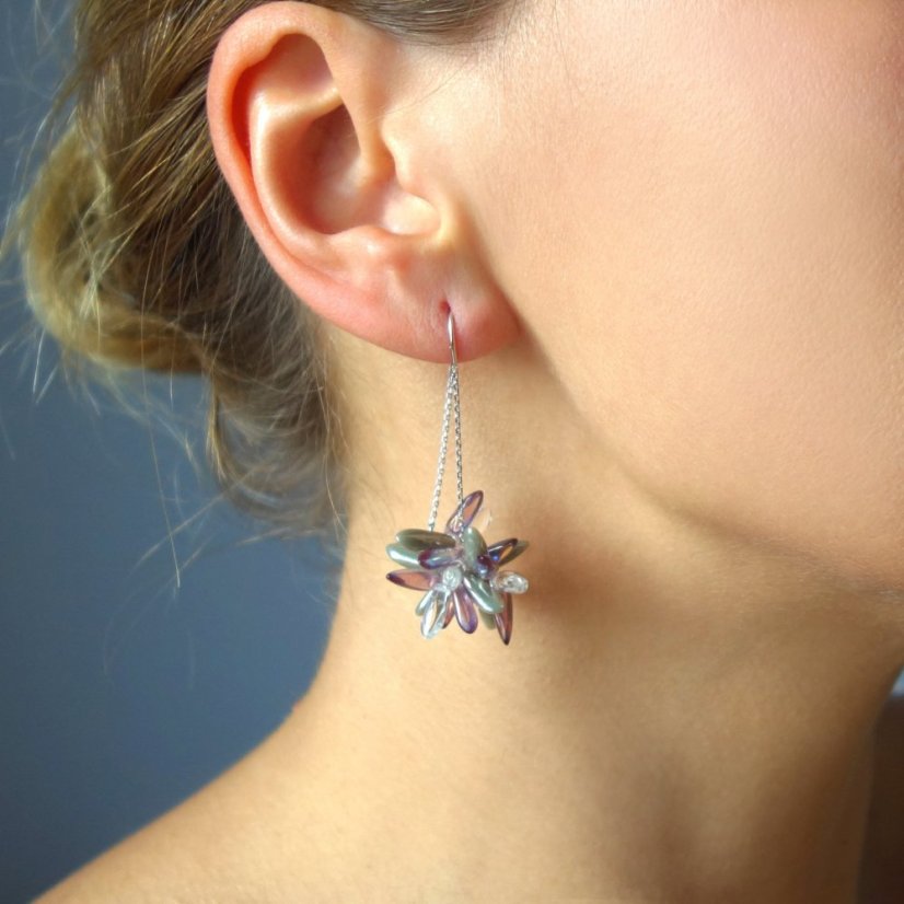 Earrings CHERRY glass pearls small | RENATA BACHMANN