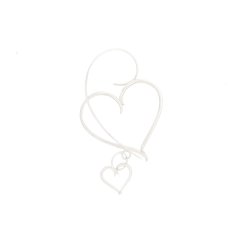 Earrings HEART EARCUFF with a hook | MARKÉTA KRATOCHVÍLOVÁ