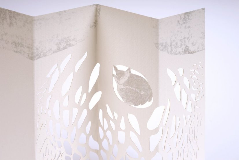 Papírové přání LIŠKA | PORIGAMI