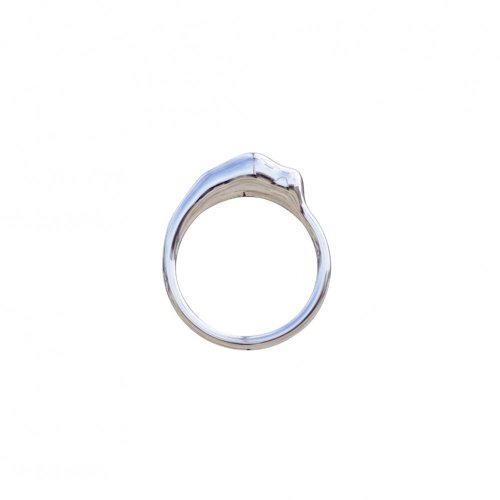 Prsten SO vlna, stříbro | ELIŠKA LHOTSKÁ - Velikost prstenu: 52