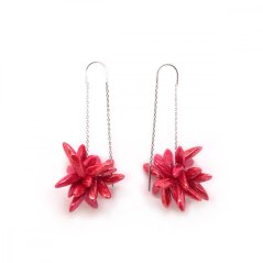 Earrings CHERRY glass pearls small | RENATA BACHMANN