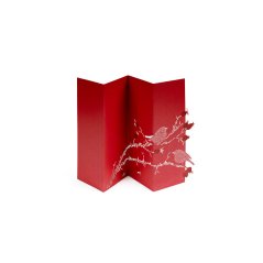 Papírové přání ŠÍPEK a PTÁČCI | PORIGAMI