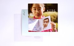 Baby birthday greeting card | STROLLER pink | PORIGAMI