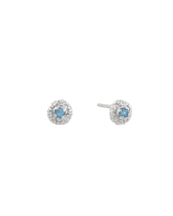 Náušnice GOOSEBUMBS TOPAZ SILVER STUD | METAFORMI