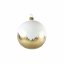 Christmas ornament white with golden decor