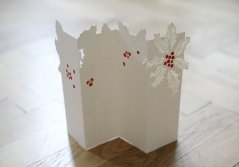 Greeting card HOLLY | PORIGAMI