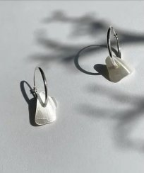 Earrings NACRE L HOOPS | KARLA JEWELRY STUDIO