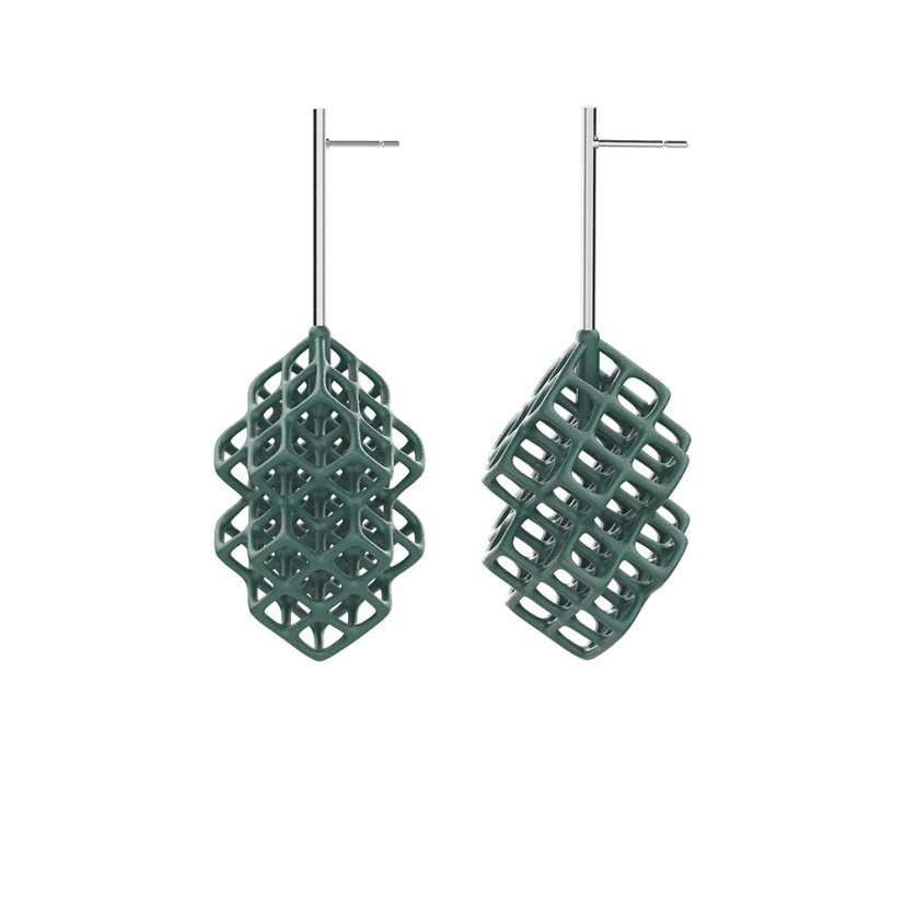 Earrings CUBE XL | ART43D