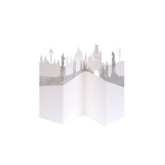 Greeting card | PRAGUE OLD TOWN | PORIGAMI