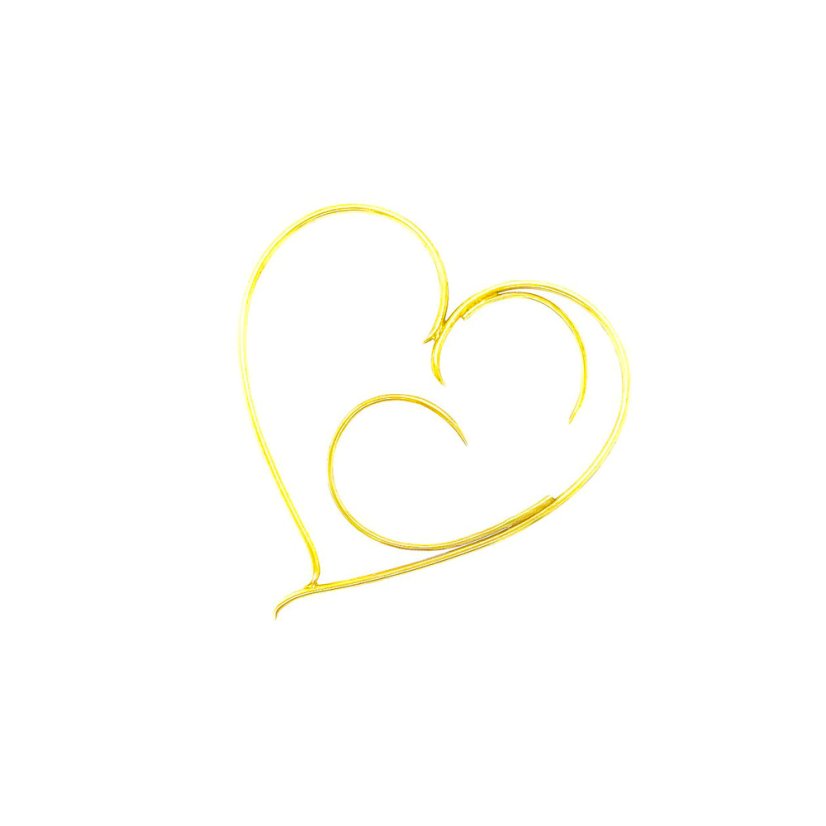 Náušnice SRDCE VELKÉ EARCUFF | MARKÉTA KRATOCHVÍLOVÁ