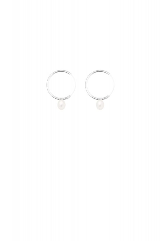 Earrings PEARL HOOPS | KARLA JEWELRY STUDIO