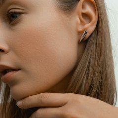 Náušnice RAW GEMSTONE lesklé | ADÉLA SCHICKER