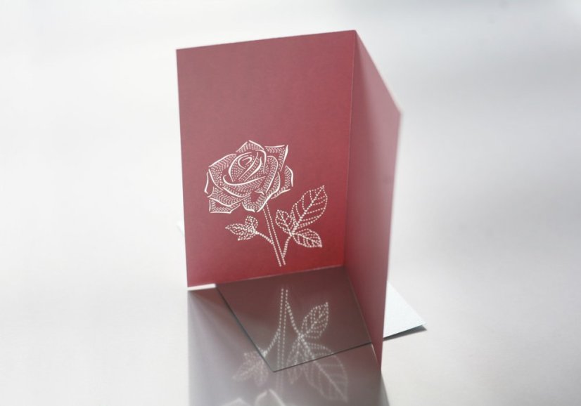 Greeting card MINI ROSE | PORIGAMI