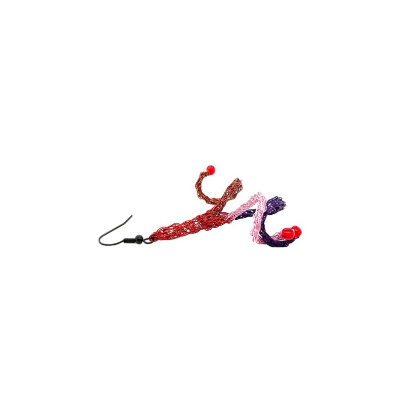Earrings colored with STRIPS | BLANKA ŠPERKOVÁ