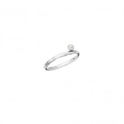 Prsten z recyklovaného stříbra 1PEARL | MIROSLAVA LICHÁ