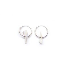 Náušnice NACRE M HOOPS | KARLA JEWELRY STUDIO