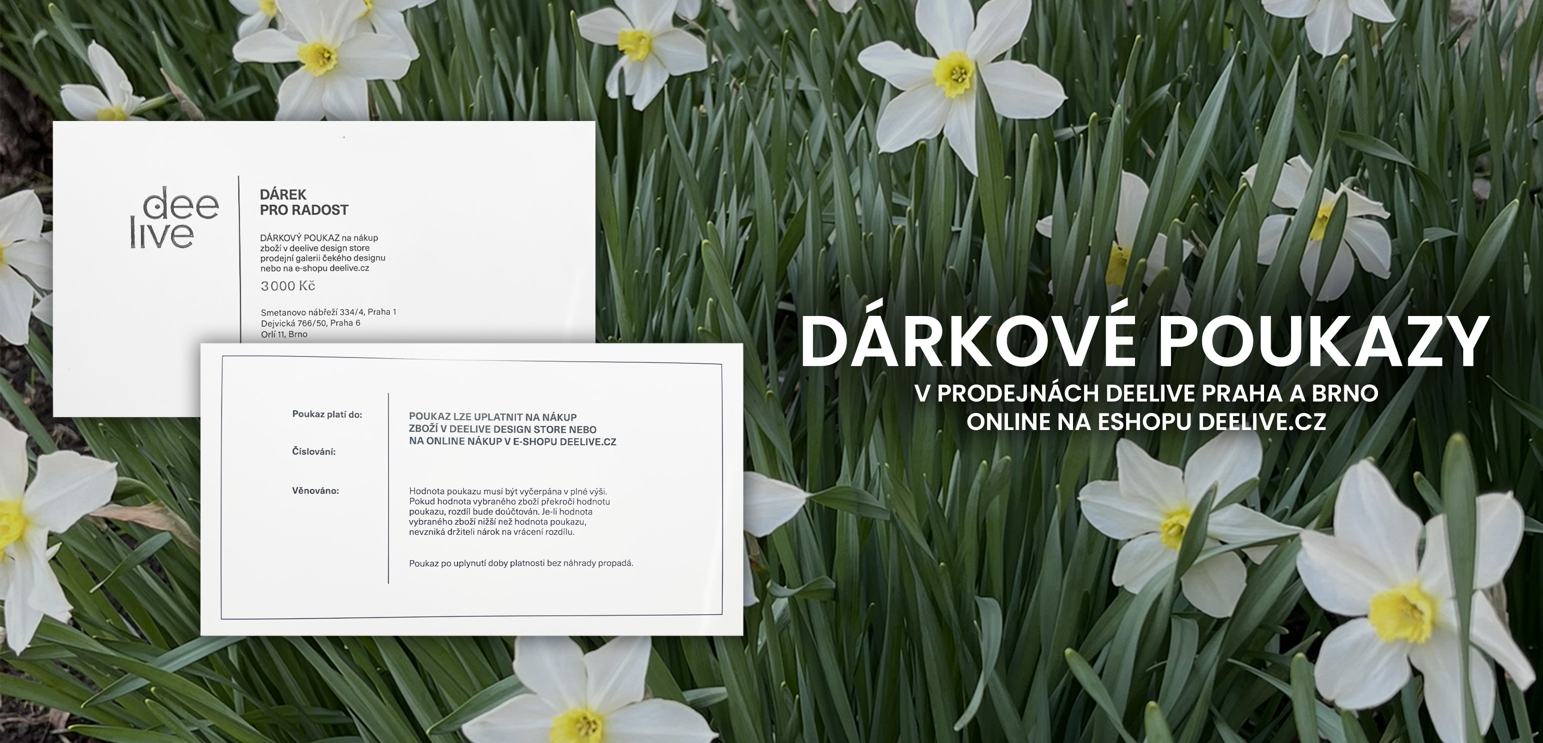 deelive darkove poukazy
