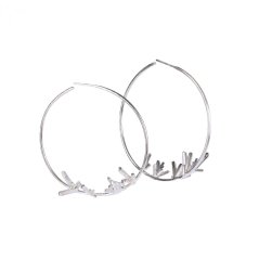 Earrings NAICA circles L | BLUEBERRIES