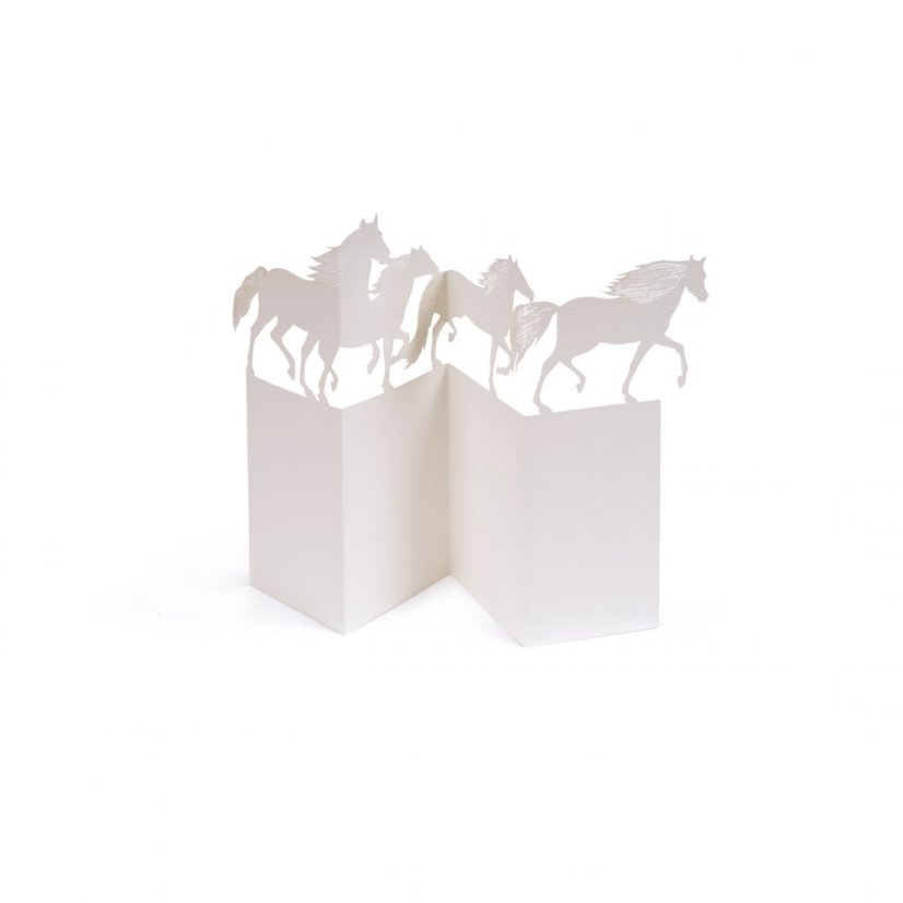 Greeting card HORSE | PORIGAMI