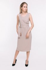 Dress with front fold | TAM ARA