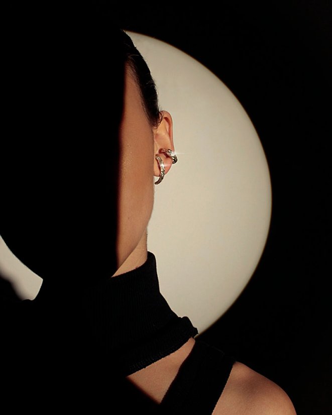 Earring NACRE BRAIN CORAL EAR CUFF | ANTONIE LECHER