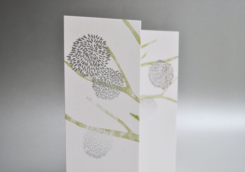 Greeting card MISTLETOE | PORIGAMI