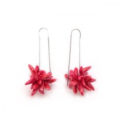 Earrings CHERRY glass pearls small | RENATA BACHMANN