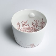 Bowl red POOR SET | M. BAČÁK