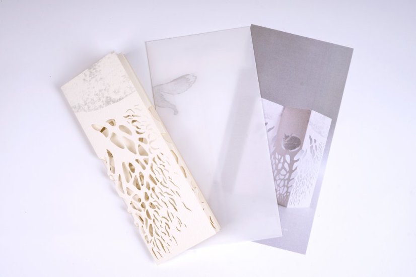 Papírové přání LIŠKA | PORIGAMI