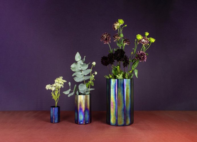 Vase NUEEVO | Art Nouveau technique Iris | LLEV