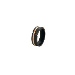 Ring CRACKLE WITH ROSE GOLD FILLING | PATRICK MALOTKI