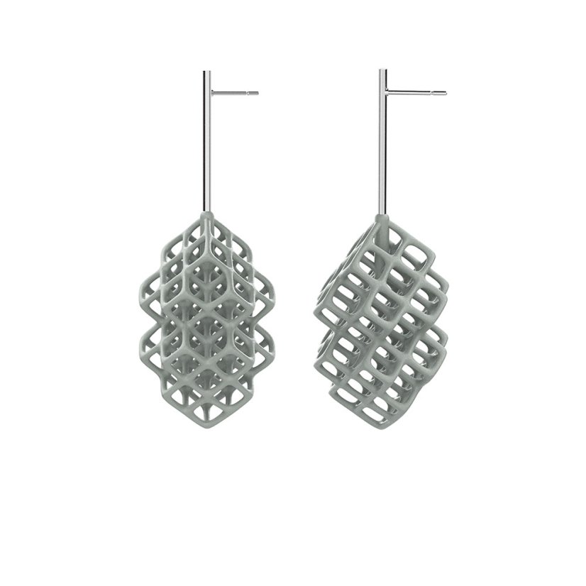 Earrings CUBE XL | ART43D