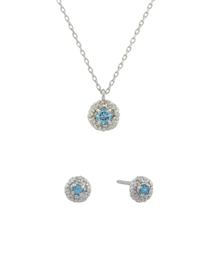 Náušnice GOOSEBUMBS TOPAZ SILVER STUD | METAFORMI