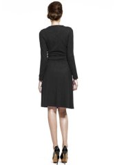 Wrap dress black | ZUZANA VESELÁ