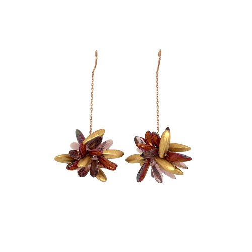 Earrings CHERRY glass pearls small | RENATA BACHMANN