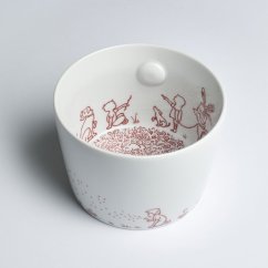 Bowl red POOR SET | M. BAČÁK